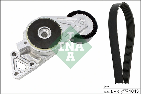 V-ribbed Belt Set